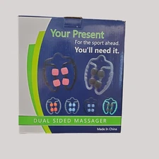 360 Degree Dual Sided Massager Leg Muscle Relaxer Roller Body Sport Fitness Pink