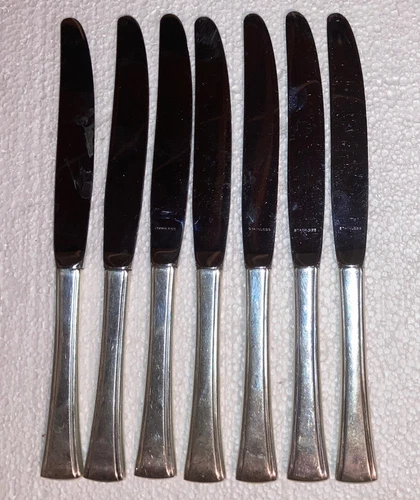 Lot 7 Fine Arts Tranquility International Sterling Silver 9 1/4” Dinner Knives