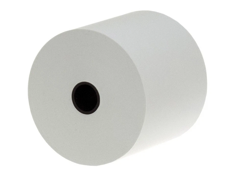 EUREKA 12 x Thermorollen Kassenrollen 57mm x 12mm x 80m Kassen Rolle weiß