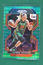 2022 Panini Prizm WNBA Lauren Jackson 25th Anniversary GREEN Seattle Storm #166