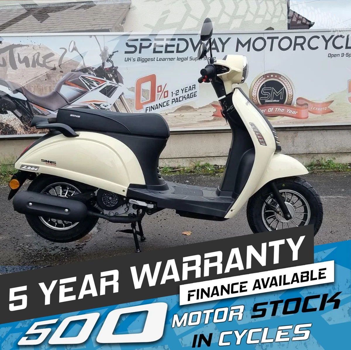SINNIS Encanto 50cc scooter moped learner legal retro commuter eBay