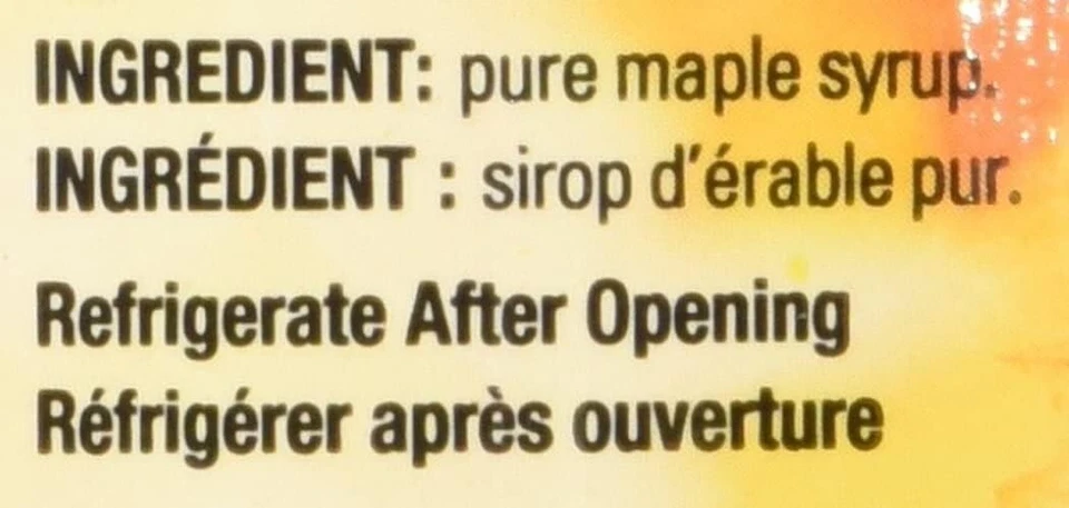 New Kirkland Canadian Maple Syrup - 100% Pure Grade A, Amber, Rich Taste 1 Litre - Image 3 of 3
