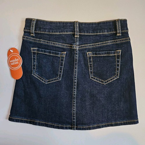 NWT Wonder Nation Girls Denim Skirt S (6/6x) - Picture 2 of 5