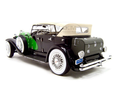 1934 DUESENBERG MODEL J BLACK & GREEN 1/18 DIECAST MODEL SIGNATURE