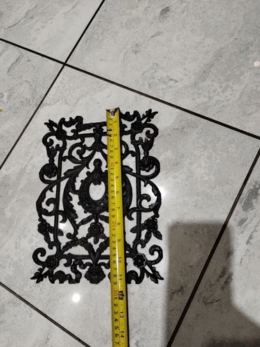 Colgador de pared de hierro fundido - diseño vintage - para colgar muy artístico - pequeño descanso - Imagen 6 de 21