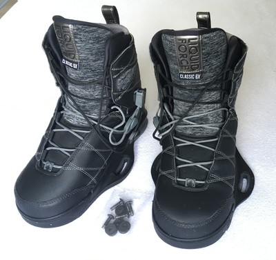 Liquid Force Classic 6X Wakeboard Bindung Bindings Boots Größe EU 44-45