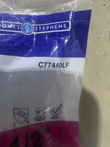 Jones Stephens C77440LF 1/2" PlumBite Push On Tee - Brass - Picture 2 of 3