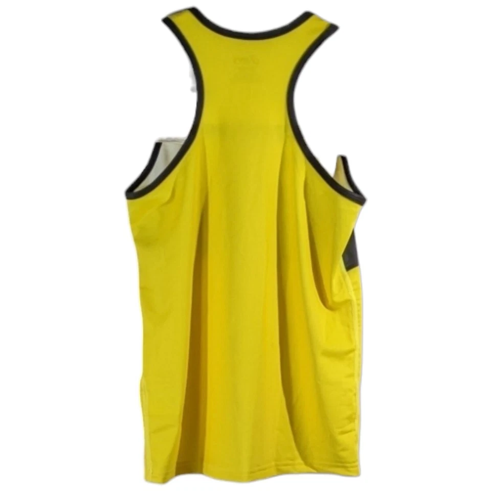 Camiseta sin mangas para correr ASICS elástica ajustada espalda deportiva amarilla mediana Foto 2 de 4
