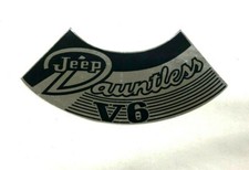 Jeepjeepstercommandocj5 Dauntless V6 Air Cleaner Decal Jeepjeepstercommandocj5 Dauntless V6 Air Cleaner Decal
