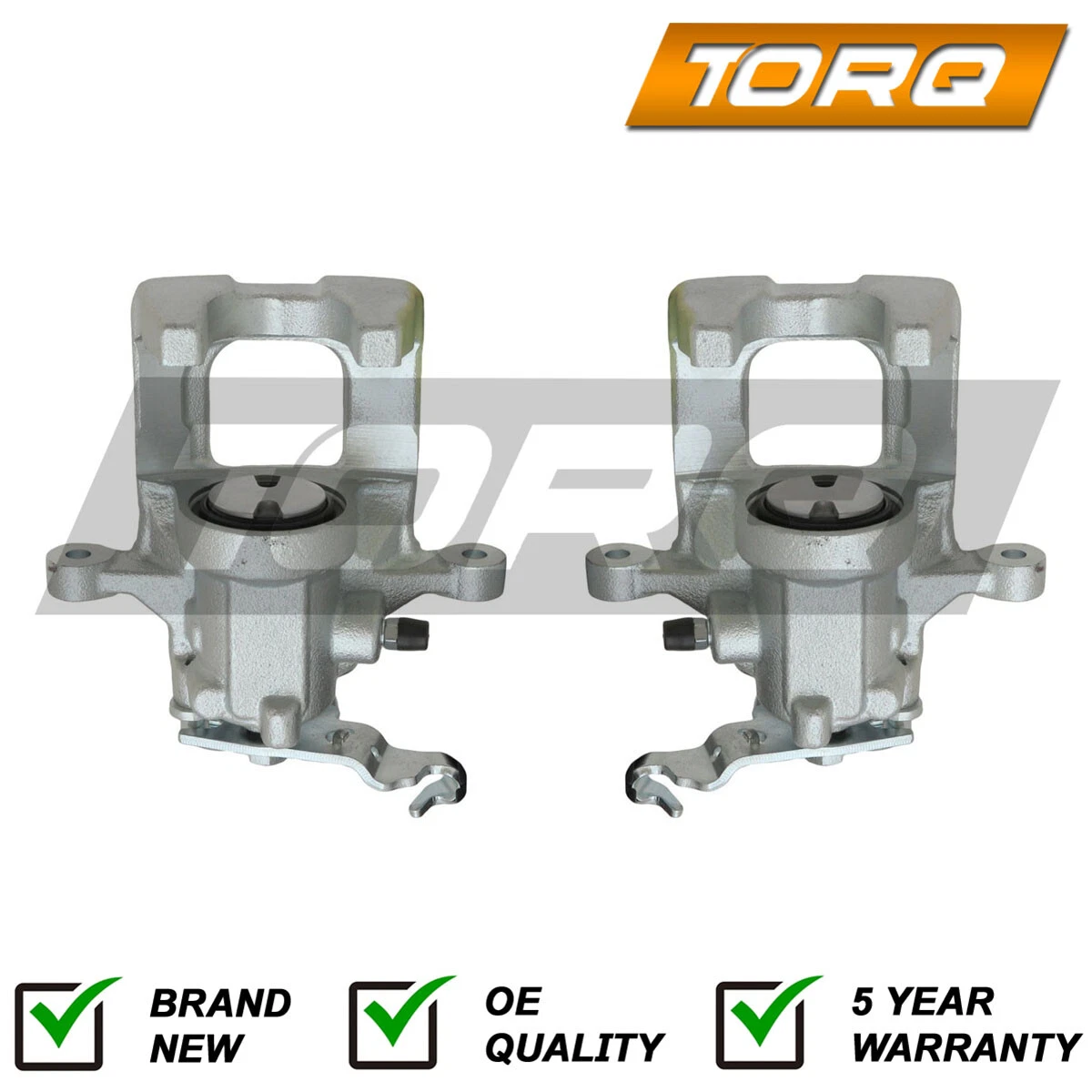2x Brake Calipers Rear Torq Fits VW Audi Skoda Seat 5K0615423 