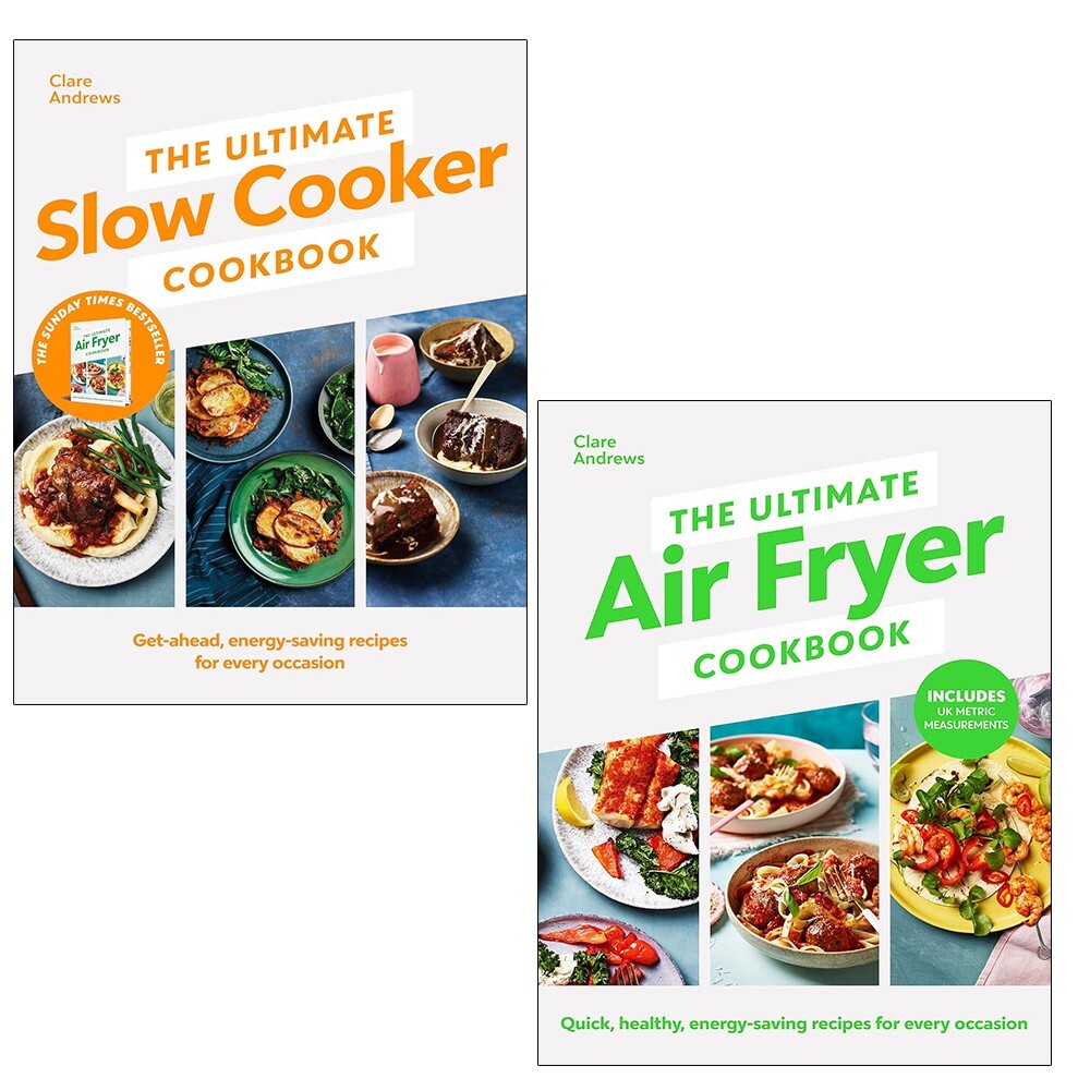 Clare Andrews Collection 2 Books Set Ultimate Slow Cooker Cookbook, Air Fryer HB