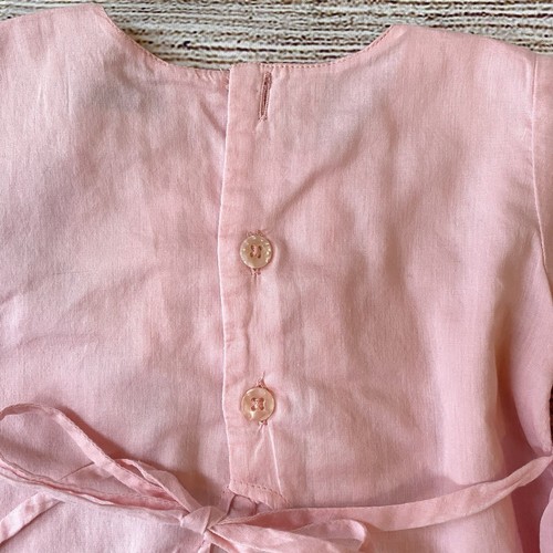 Deux par Deux Pink Floral Embroidered Dress & Bloomer Girl’s Sz 3M - Picture 3 of 4