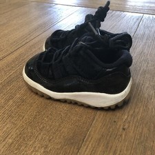 Nike Air Jordan 11 Retro Size 5C TD Black JUBLIEE 25TH ANNIVERSARY