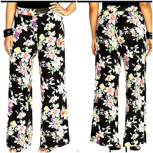 LAUREN.RALPH LAUREN Floral print WIDE 