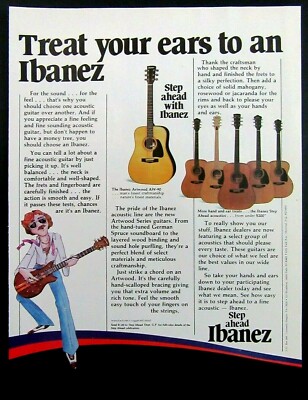 1979 IBANEZ Artwood Series Acoustic Guitars - Guitar Player