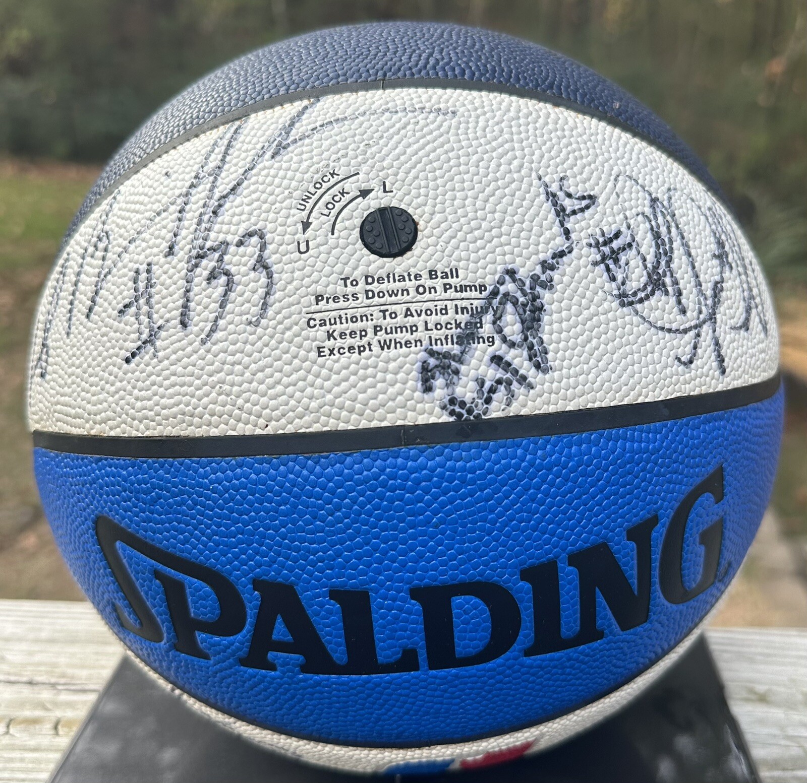 Arkansas Rim Rockers Basketball Ball 2005-06 Game Used Auto Opener NBA D-League view 6