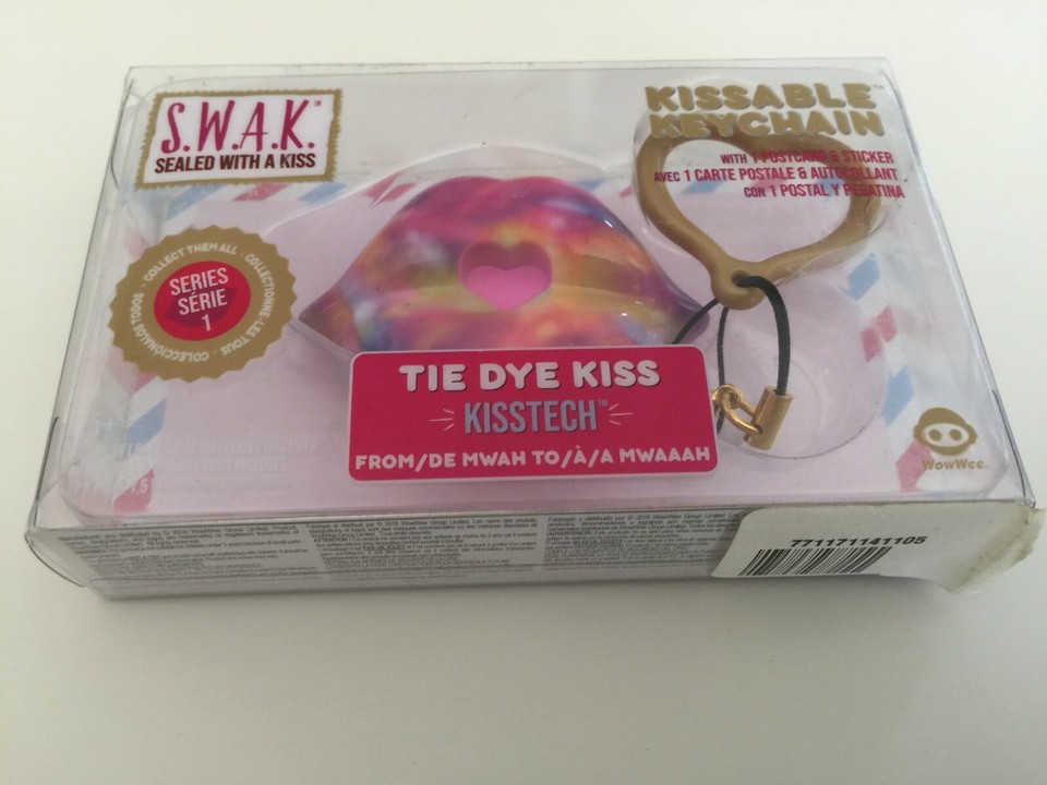 Porte-clés WowWee Series 1 S.W.A.K Sealed With A Kiss - Stellar Kiss Bleu - Neuf Avec étiquettes - MPN #4112