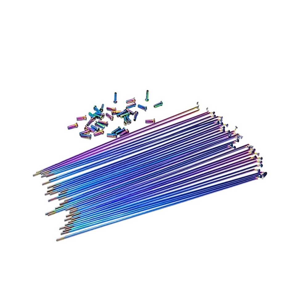 Bicycle Spokes Spokes With Spokes Cap 14 Guage Accessories Bike Cycling