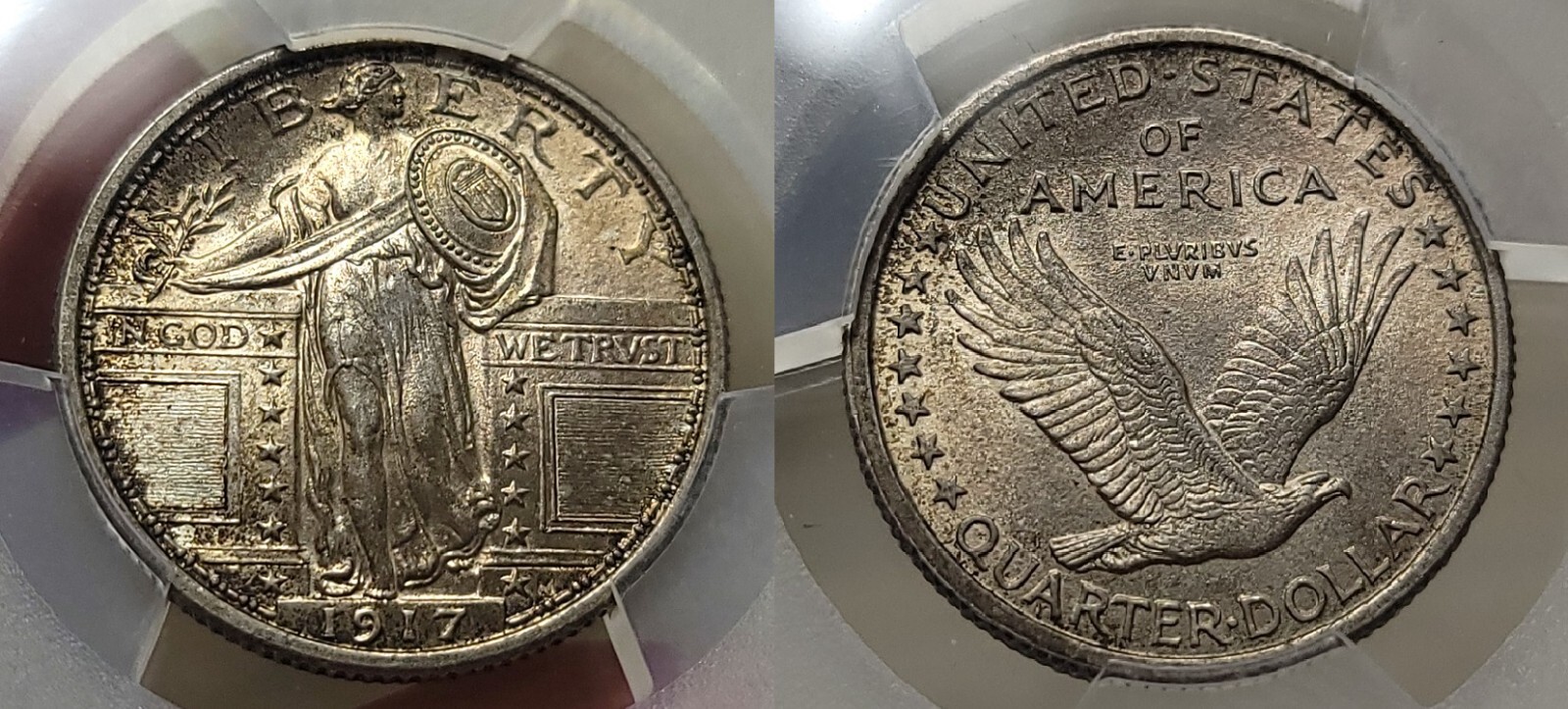 1917 25C Type 1 MS65FH PCGS