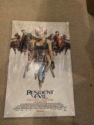 RESIDENT EVIL: THE FINAL CHAPTER ''B'' 11x17 PROMO MOVIE POSTER