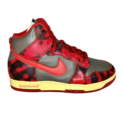 Nike Dunk High 1985 SP Acid Wash University Red Chile Red DD9404 600 Size 8 New