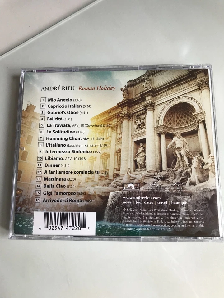 Andre Rieu - Roman Holiday  CD Foto 2 de 2