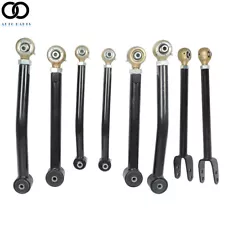 Adjustable 0-6" Lift Control Arms Full Set For 2007-2018 Jeep Wrangler JK 8pcs