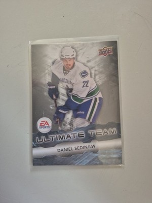 2011-12 Upper Deck Daniel Sedin Ultimate Team Ea Sports #3 Vancouver Canucks 