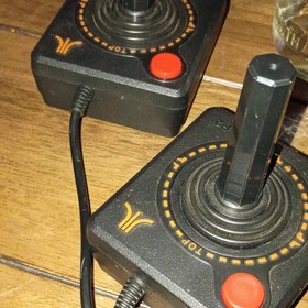 Atari Flashback Home Console Black Orange Wired with Two Joysticks