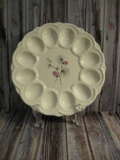 CANNONSBURG WILD CLOVER DEVILED EGG PLATE