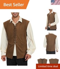 Versatile Large Pirate Vest - Ideal for Halloween, Ren Faire  Medieval Events