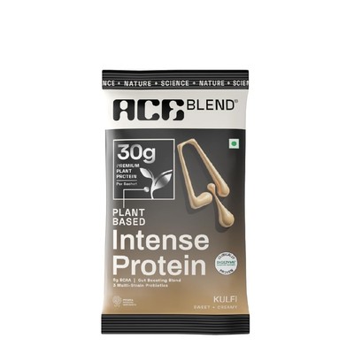 Ace Blend Plant Protein 30g Kulfi Flavour | Pea & Rice Isolate | 6g BCAA | 4 Ser