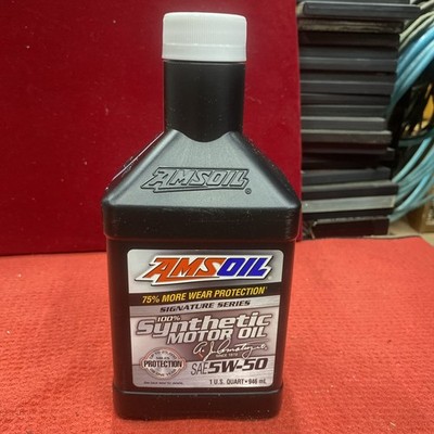 1 Quart AMSOIL Signature Series 5W-50 100% Synthetic Motor Oil