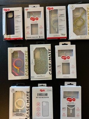 Bulk Case-Mate and Tech 21 Phone Cases - NEW