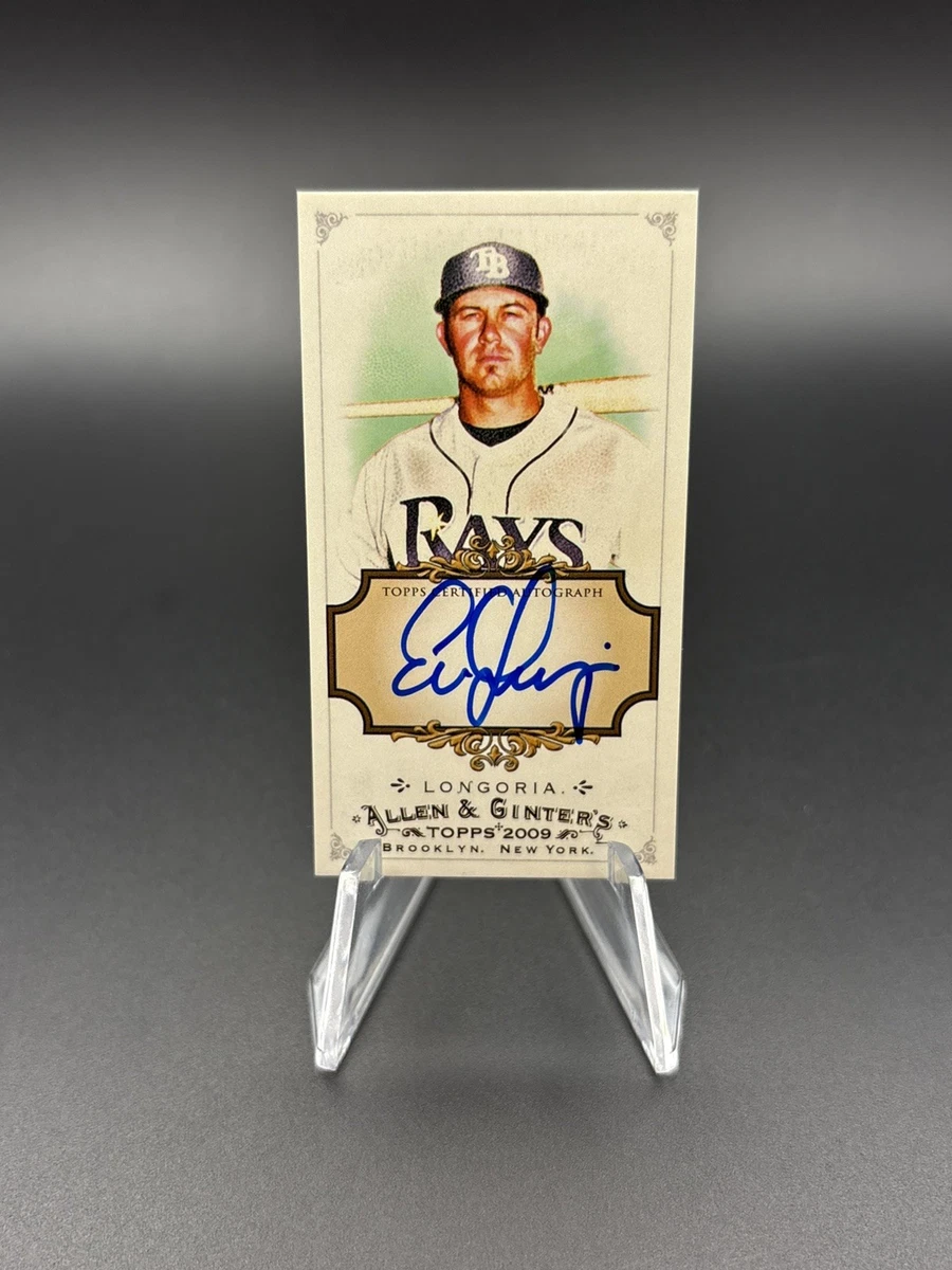 Evan Longoria Autographed Baseball Sports Trading Cards