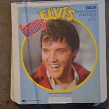 ELVIS PRESLEY KING CREOLE RCA CED SelectaVision VideoDisc Movie EX