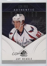2009-10 SP Game Used Edition Authentic Rookies 125/699 Jay Beagle #153 k4s