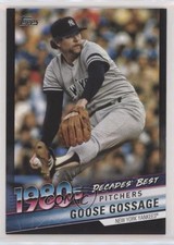 2020 Topps Decades Best Series 2 Pitchers Black /299 Rich Gossage Goose HOF 0t2