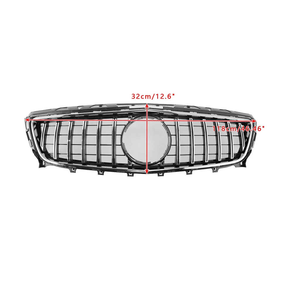 🚀Front Grill Grille Fit Mercedes-Benz W218 CLS ClS350/500/550 2011-2014 - Imagem 2 de 4