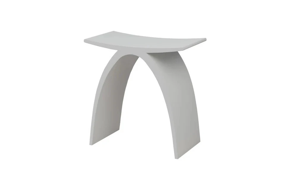 Bernstein Luxus-Badhocker PB4001 aus Mineralguss massiv, wasserfest und porenlos - Bild 2 von 4