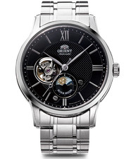 ORIENT STAR RN-AS0001B Black SUN  MOON 22 Jewels Automatic Men Watch New in Box