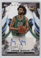 2024-25 Topps Inception Rookie Auto Anton Watson #RA-AW Auto 3hd