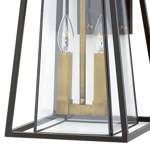 Hinkley Lighting 2104 Walker 2 Light 15"H Outdoor Wall Sconce - Black - Picture 7 of 11