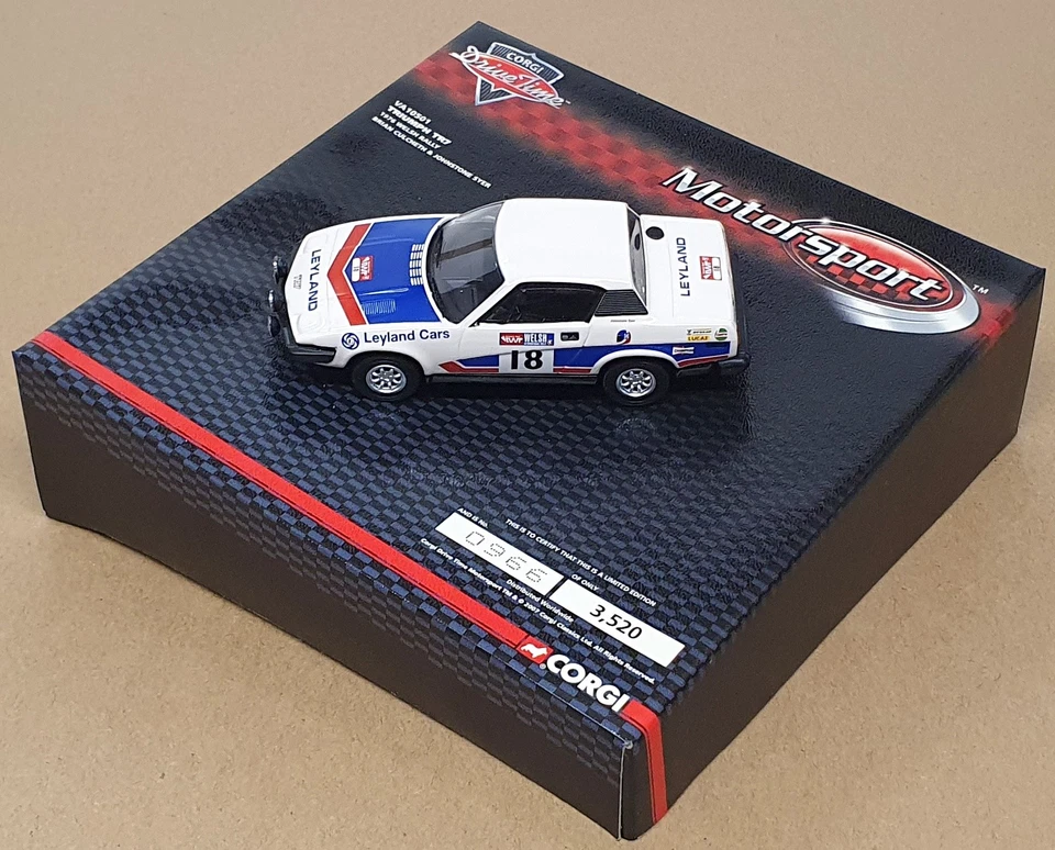 Corgi 1/43 Scale VA10501 - Triumph TR7 #18 Welsh Rally 1976 Culcheth/Syer - Image 4 of 4