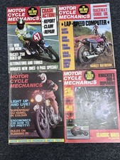 Motor Cycle Mechanics Magazine Lot 1974 – Honda Daytona, Triumph 500, Suzuki 250