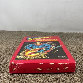 Atari 2600 Boxed Video Game Cartridge - Superman - CIB Complete Working