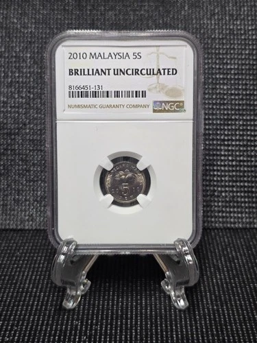 2010 Malaysia 5S Brilliant Uncirculated NGC