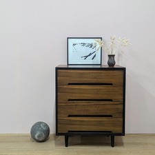 Vintage 1950s C Range Walnut Chest of Drawers by John & Sylvia Reid for Stag