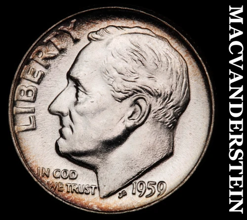 1959 Silver Roosevelt Dime-Choice Gem BU Lustrous No Reserve #i3050