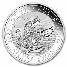 2025 Australia Swan 1 oz Silver BU Coin